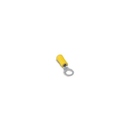Abb INS VINL RING TERM 12-10 NO6 YELLOW 10RC-6